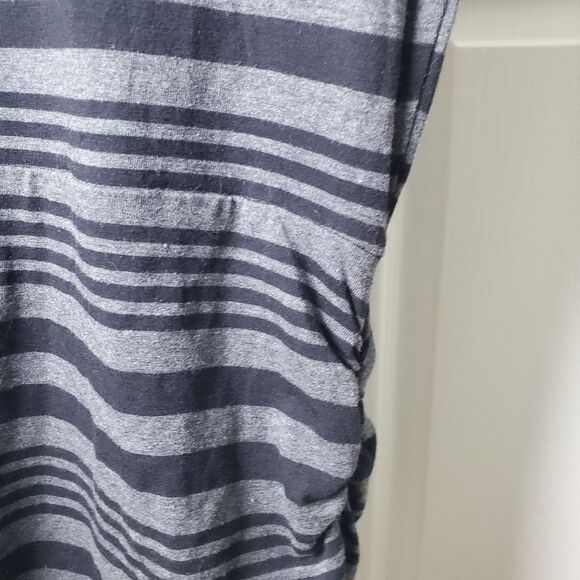 Athleta Topanga Striped V-Neck Shirt Dress Size XS - Picture 4 of 7